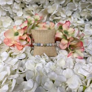 Morganite Crystal Bracelet #636